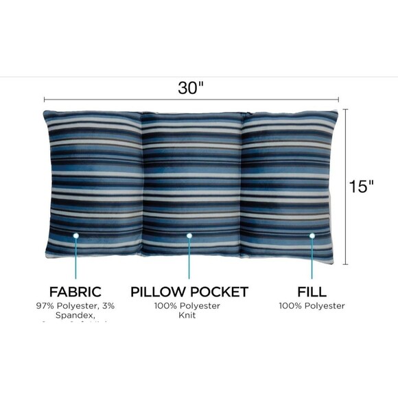 Brookstone HUG'ZZZ Soft Pillow - Microwaveable Gel Pack for Warming Sensation - Picture 3 of 6